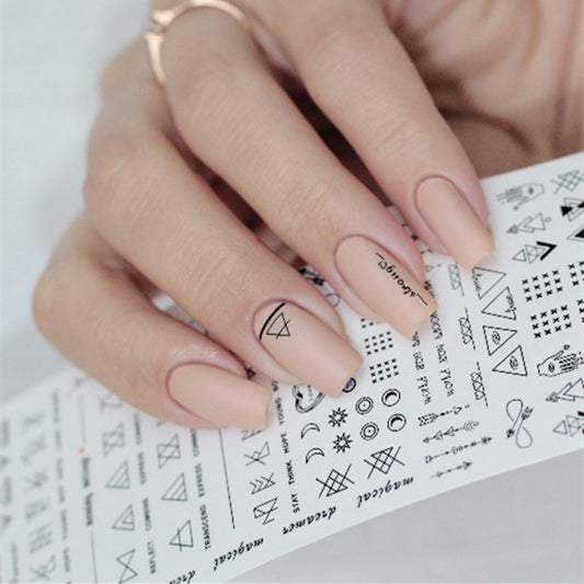 Geometric Nail Stickers